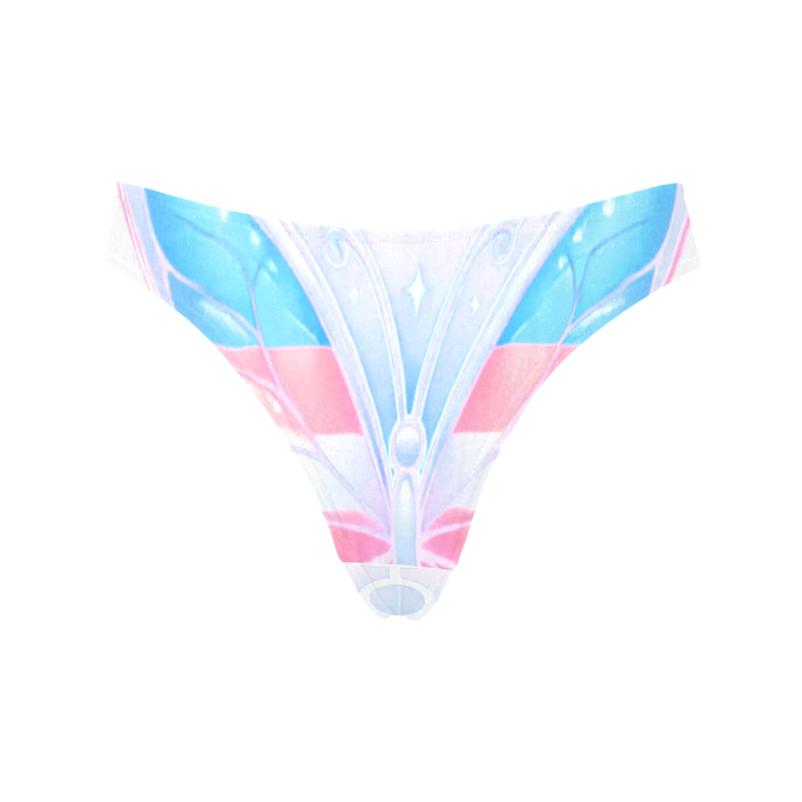 Trans Pride Butterfly Thong – alternate view 3