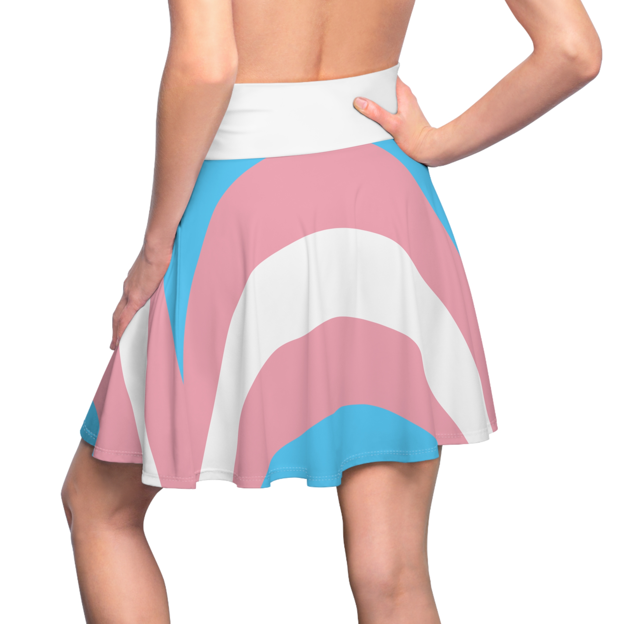 Trans Pride Skater Skirt – alternate view 6