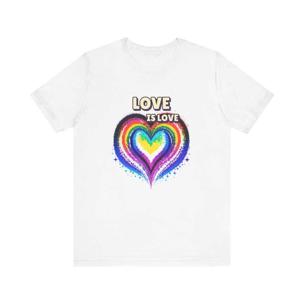 Love Is Love Rainbow Heart Pride Shirt