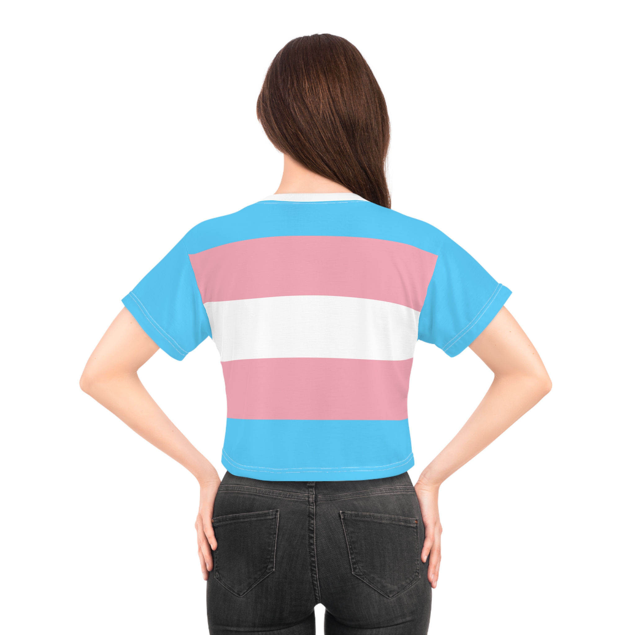 Trans Pride Crop Tee – alternate view 4