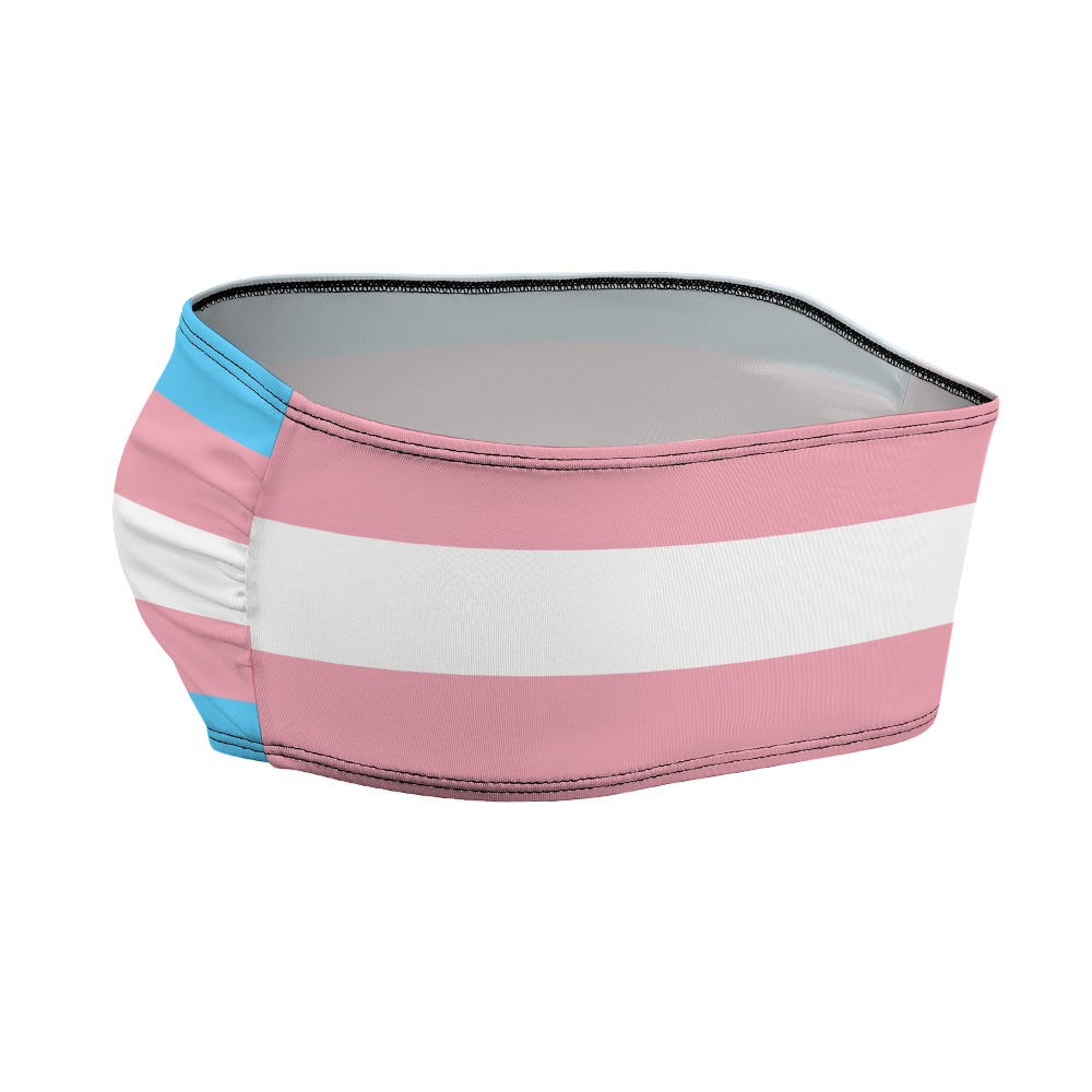 Trans Pride Flag Chest Wrap – alternate view 4