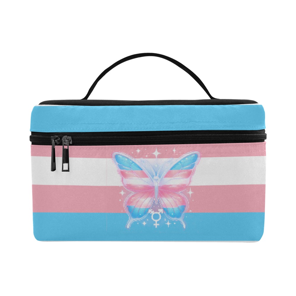 Trans Pride Butterfly Makeup Case