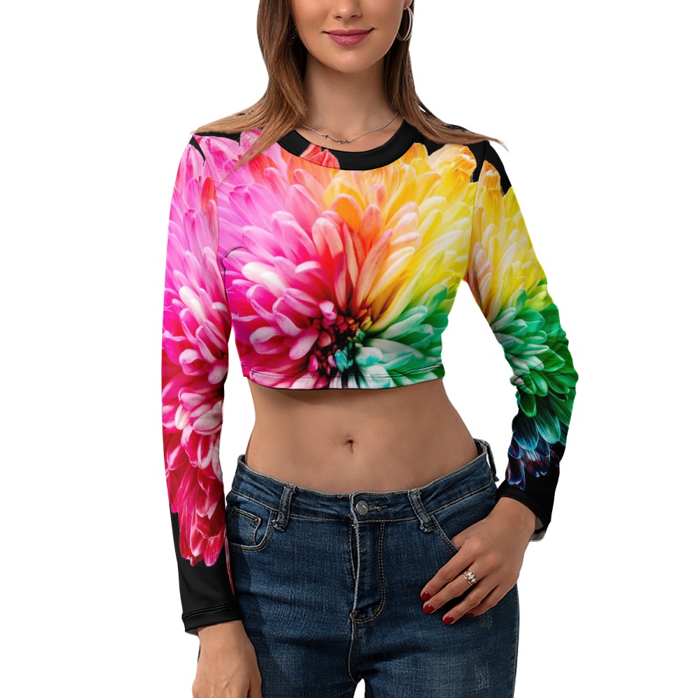 Blooming Beauty Floral Crop Top – alternate view 3