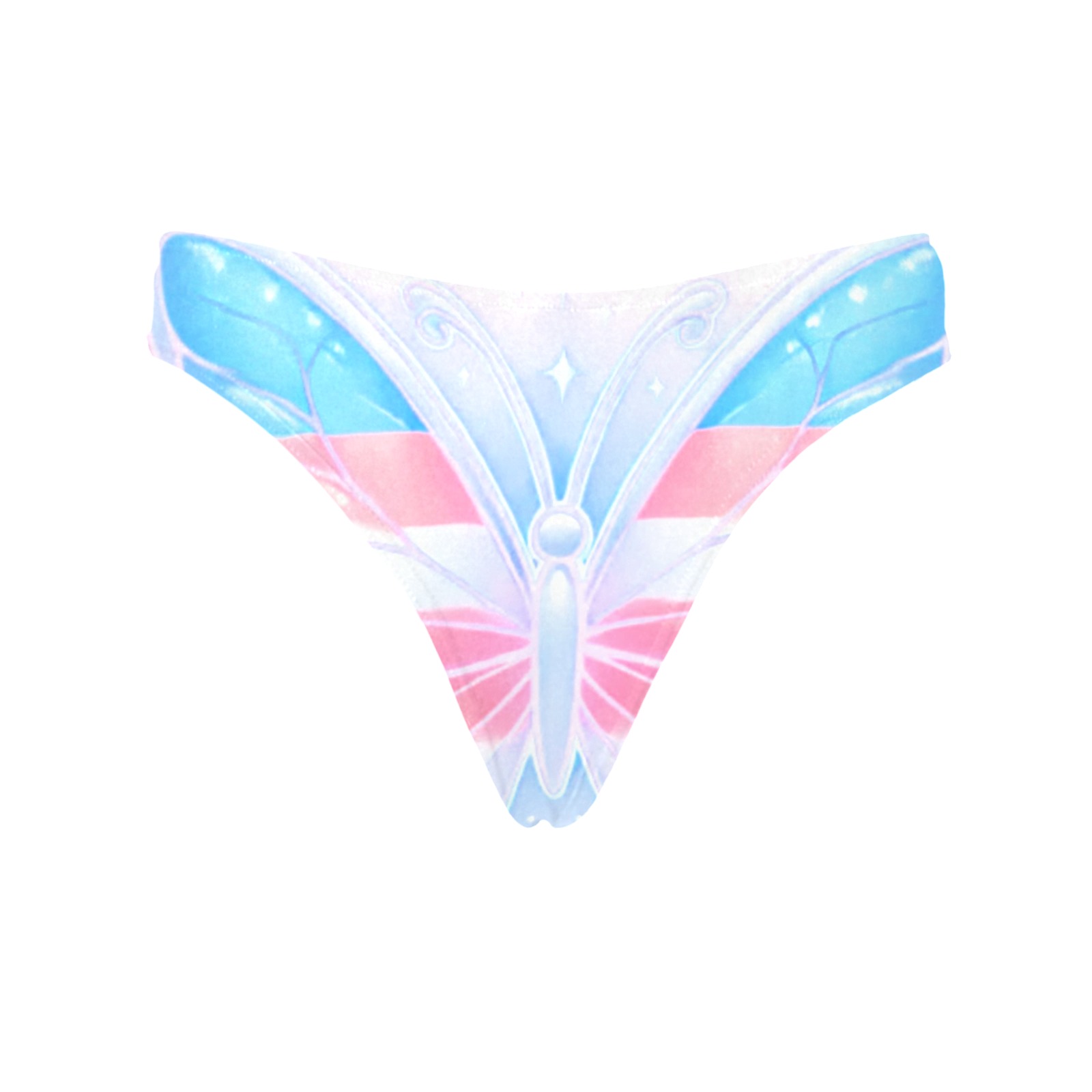 Trans Pride Butterfly Thong – alternate view 4