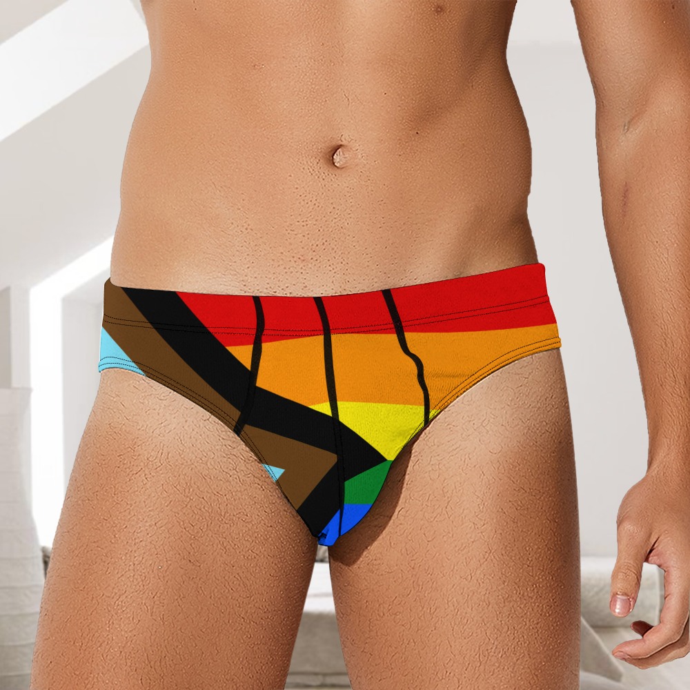 LGBTQ+ Pride Flag Men's Briefs – alternate view 6