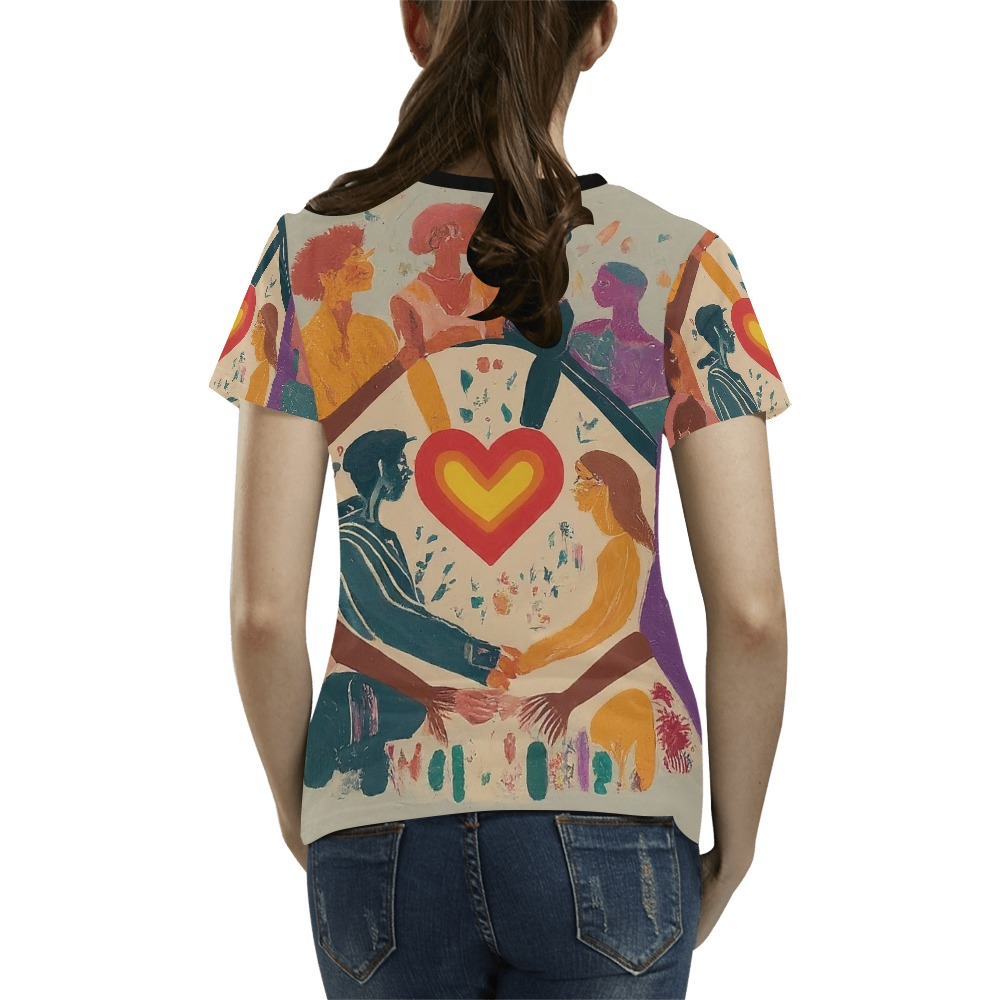 Heartfelt Embrace Unity T-Shirt – alternate view 5