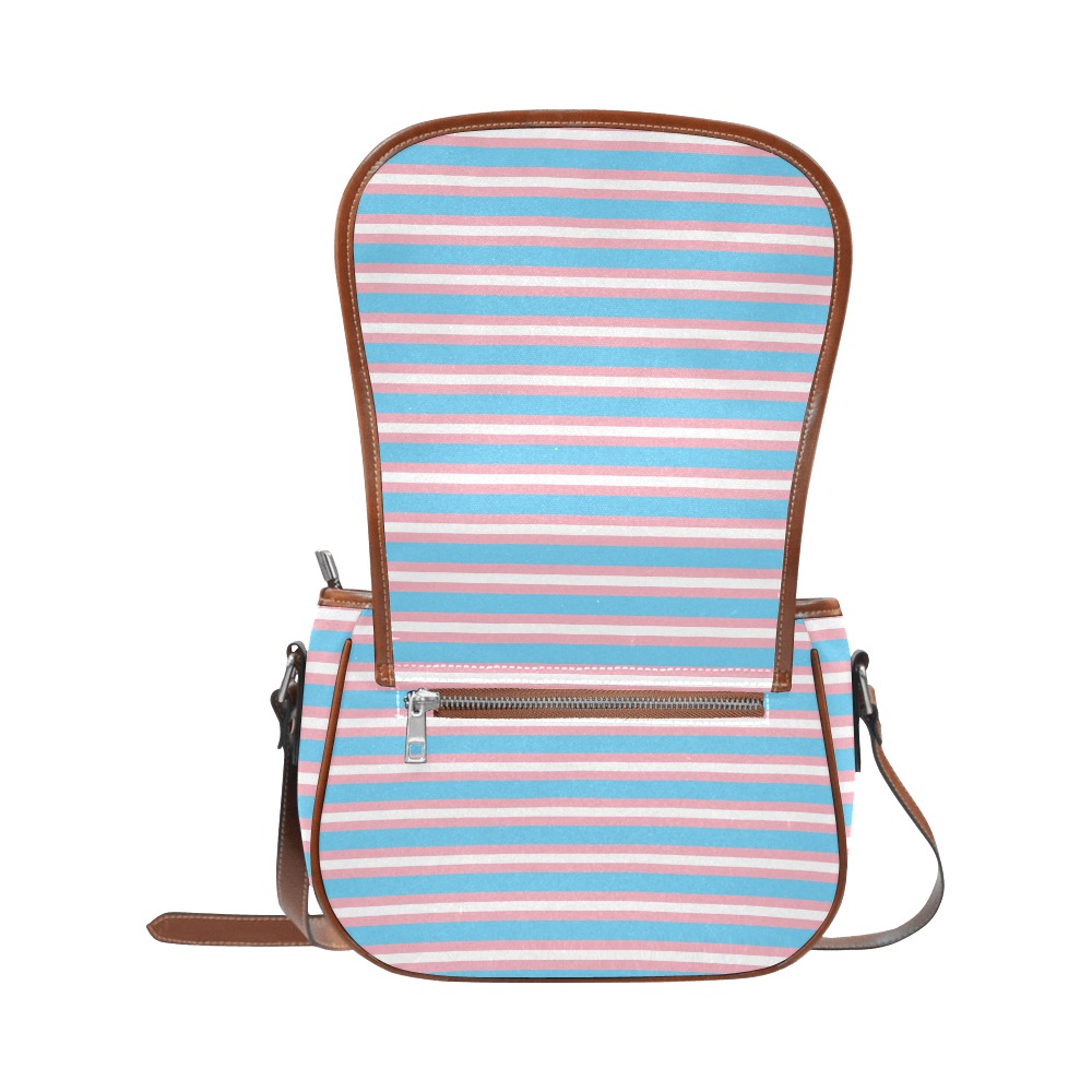 Transgender Pride Saddle Crossbody Bag – alternate view 5