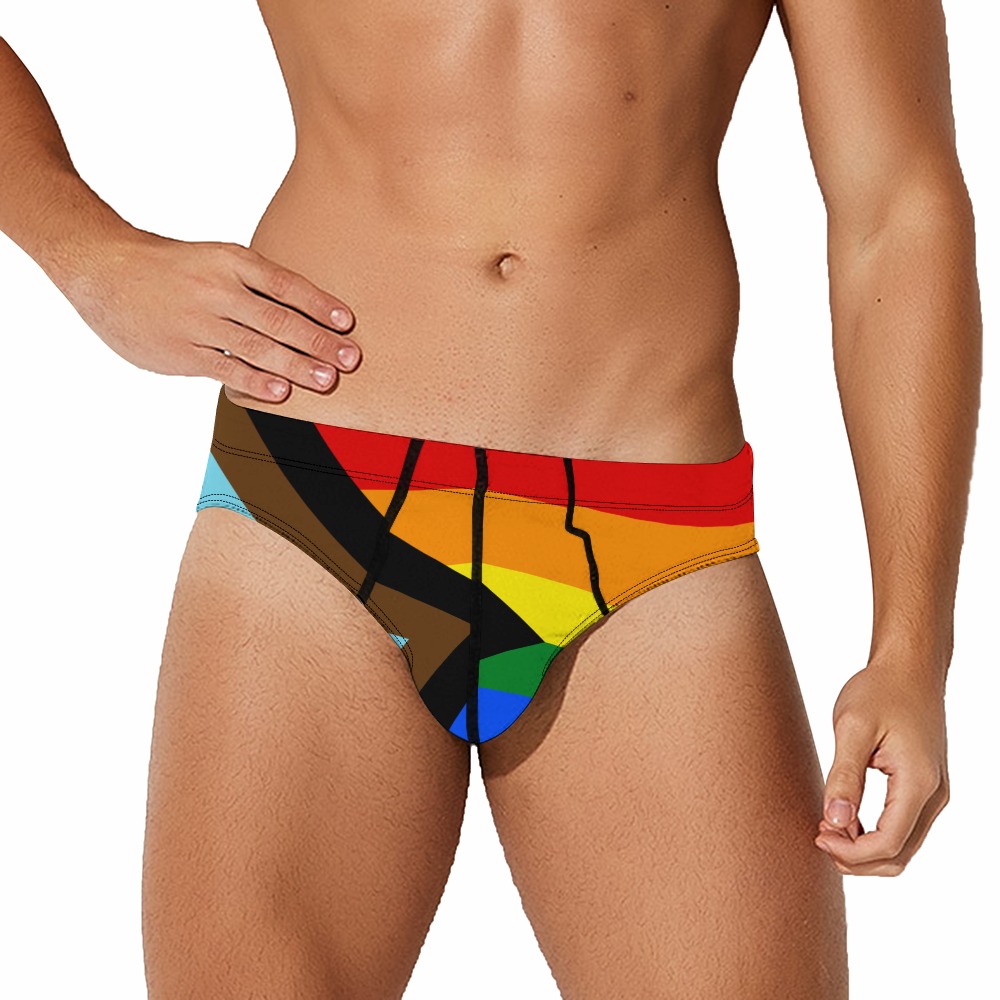 LGBTQ+ Pride Flag Men's Briefs – alternate view 5
