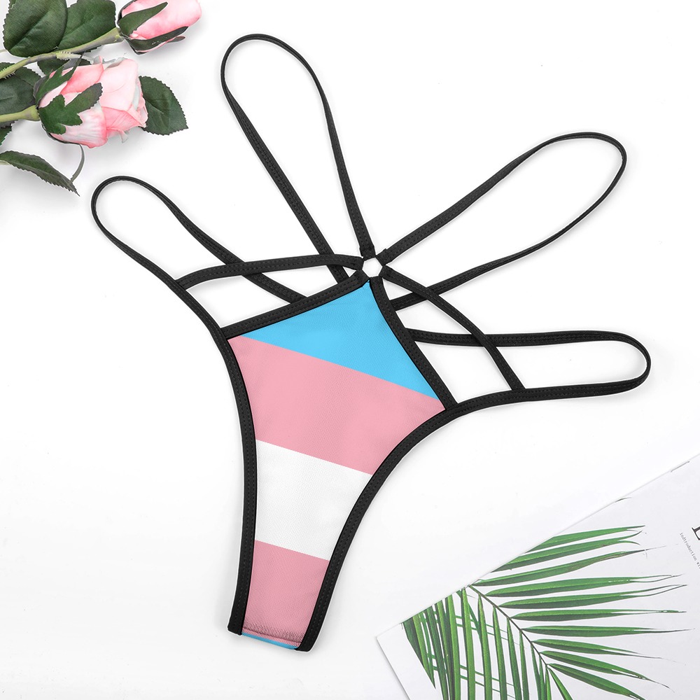 Transgender Pride Strappy Lingerie – alternate view 4