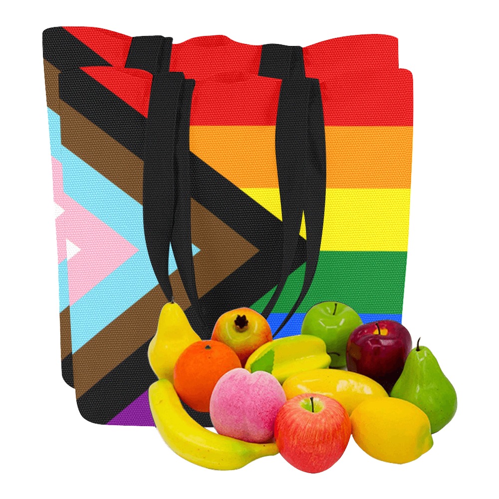 Progress Pride Canvas Tote Bags – alternate view 5