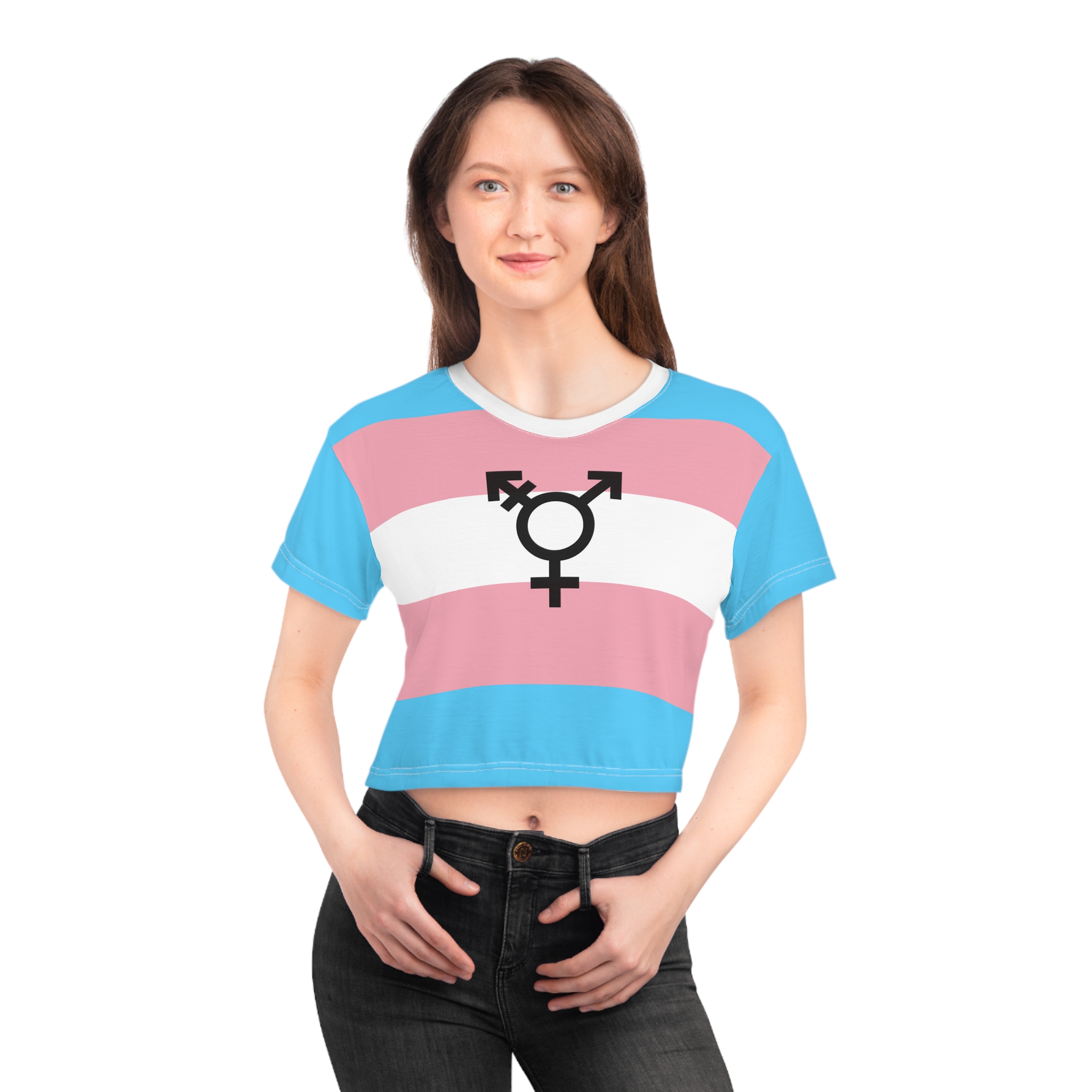 Trans Pride Crop Tee – alternate view 3
