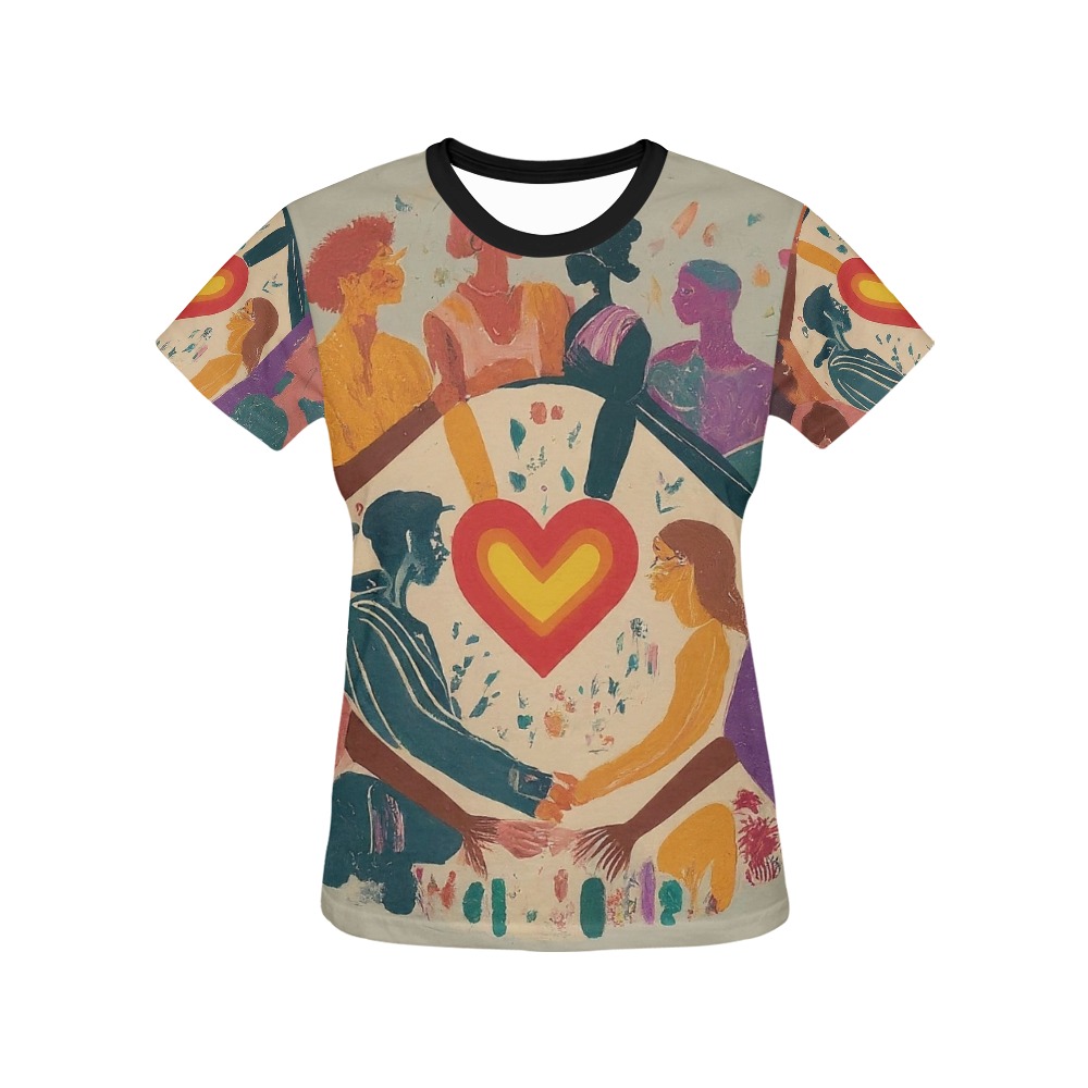 Heartfelt Embrace Unity T-Shirt – alternate view 2