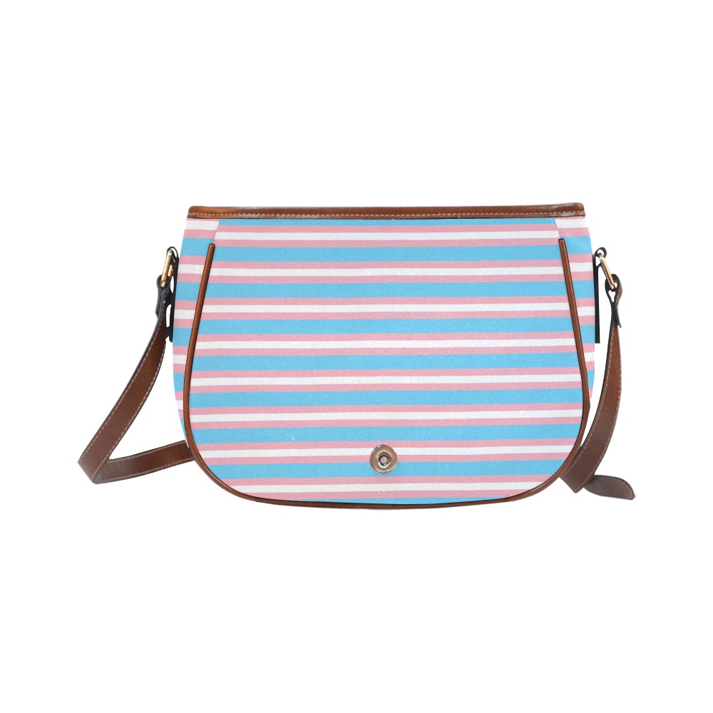 Transgender Pride Saddle Crossbody Bag – alternate view 2