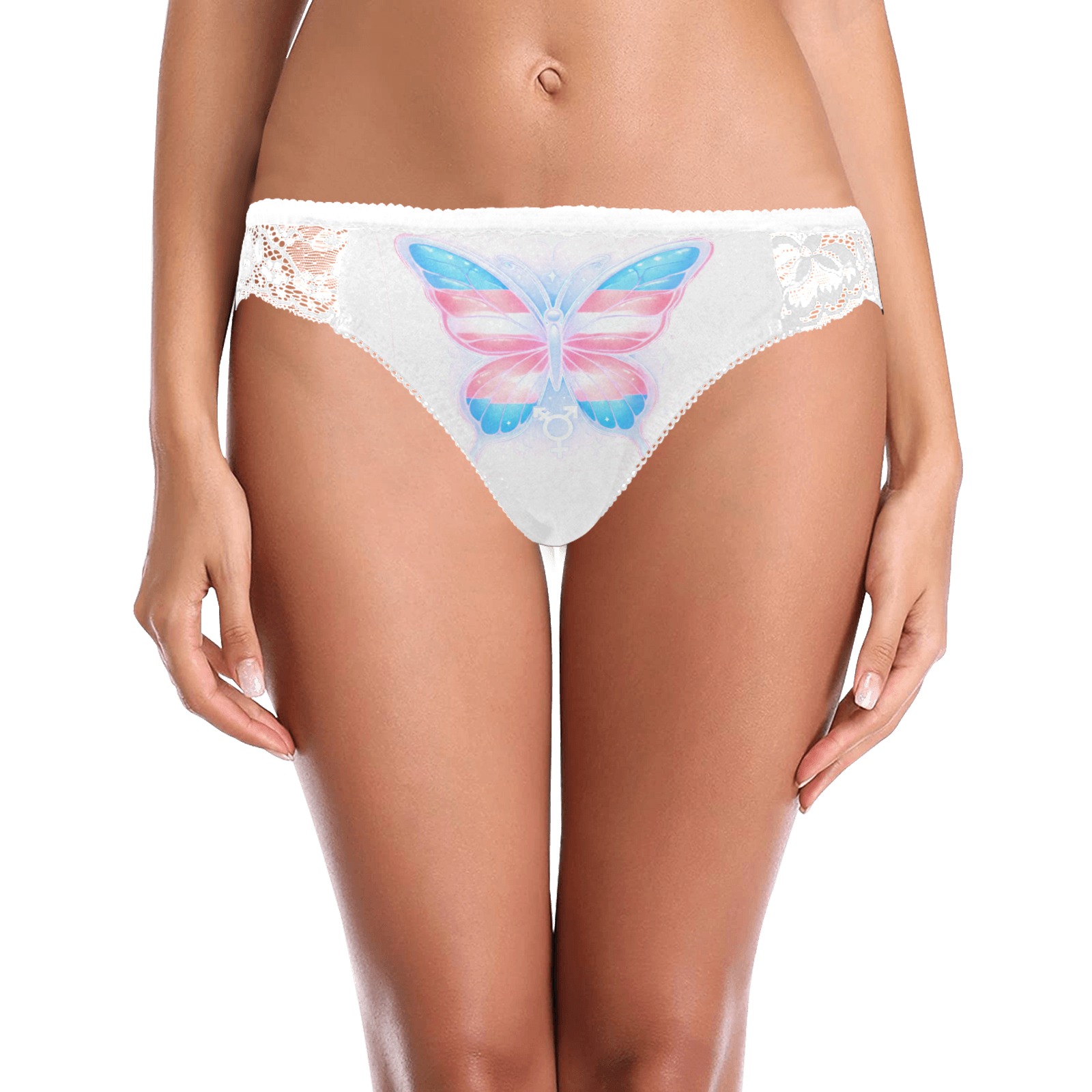 Trans Pride Butterfly Lace Panties – alternate view 3