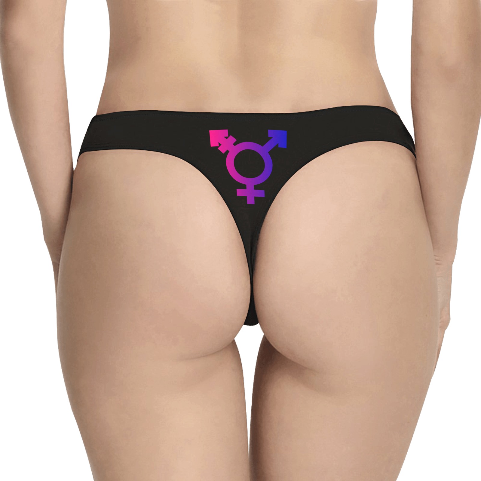 Subtle Trans Pride Classic Thong – alternate view 2