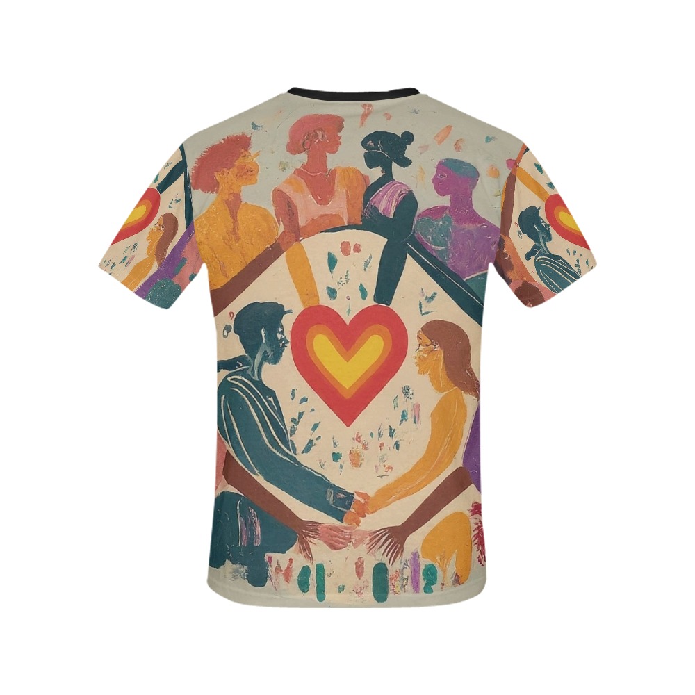 Heartfelt Embrace Unity T-Shirt – alternate view 3