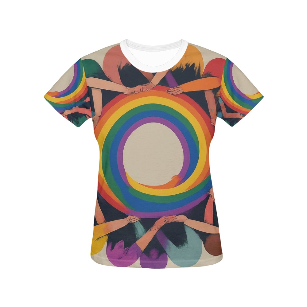 Inclusive Love Rainbow T-Shirt – alternate view 2